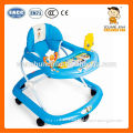 801B simple baby walker with single music 7 small black wheels